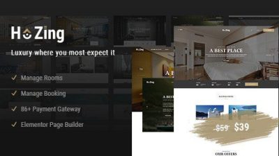 Hozing – Hotel Booking WordPress Theme v.1.1.1 Download
