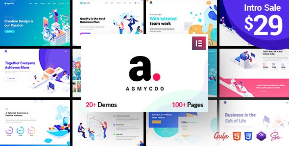 v1.9 – Agmycoo – Isometric Creative Digital Agency Download