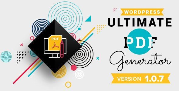 WP Ultimate PDF Generator v1.0.7 Download