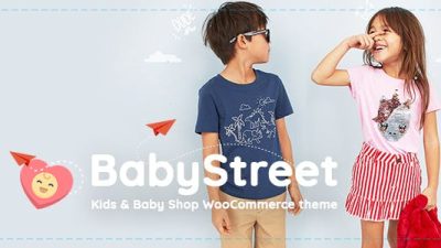 BabyStreet v.1.5.2 – WooCommerce Theme for Kids Stores and Baby Shops Clothes and Toys Download