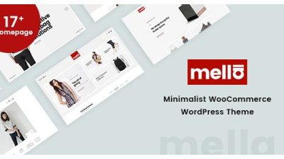 Mella v1.2.20 – Minimalist Ajax WooCommerce WordPress Theme Free Download