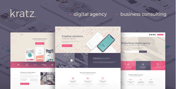 v1.0.3 – Kratz Digital Agency Marketing and SEO WordPress Theme Free Download