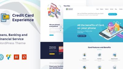 Credit Card Experience Credit Card Company and Online Banking WordPress Theme v1.2.6 Download