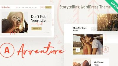 Avventure Personal Travel & Lifestyle Blog WordPress Theme v1.1.3 Download