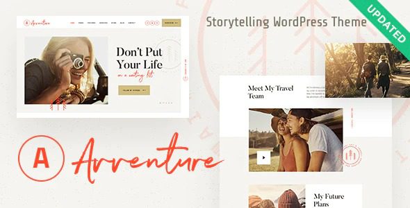 Avventure Personal Travel & Lifestyle Blog WordPress Theme v1.1.3 Download