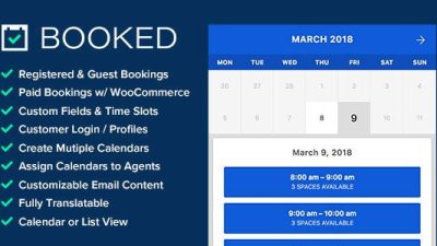 Booked – Appointment Booking for WordPress v.2.3.5 Download