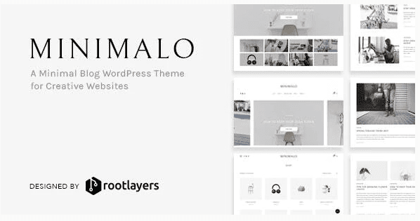 Minimalo v1.0.7 – A Minimal Blog WordPress Theme for Creative Websites Download