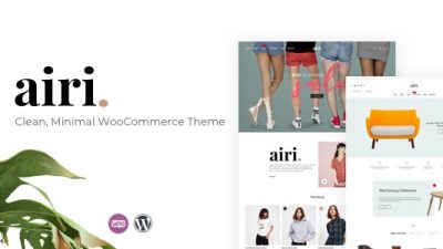 Airi v.1.2.1 – Clean, Minimal WooCommerce Theme Download