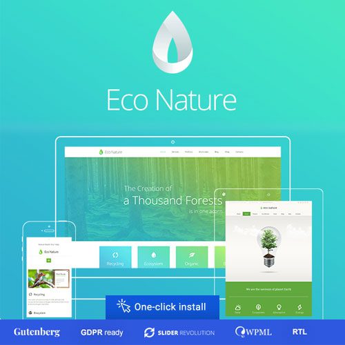 Eco Nature – Environment & Ecology WordPress Theme v1.5.1 Download