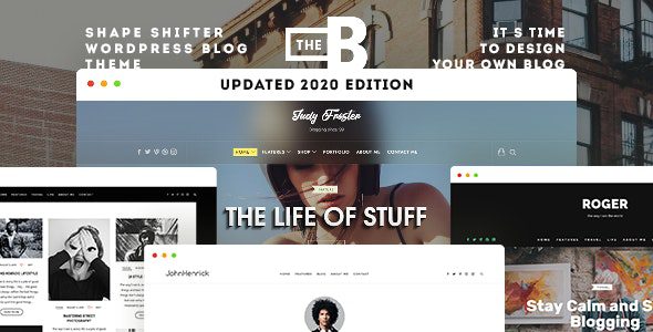 TheBlogger v2.1.2 – WordPress Theme for Bloggers Download