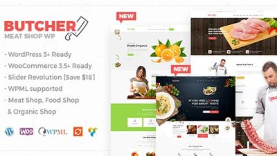 Butcher – Meat, Organic Shop Woocommerce WordPress Theme v.2.23 Download