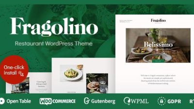 Fragolino v.1.0.5 – an Exquisite Restaurant WordPress Theme
