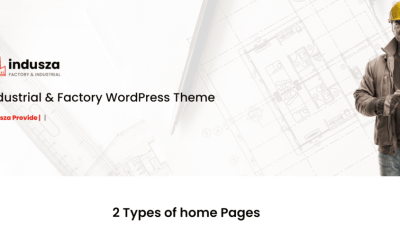 Indusza – Industrial & Factory WordPress v1.0 Download