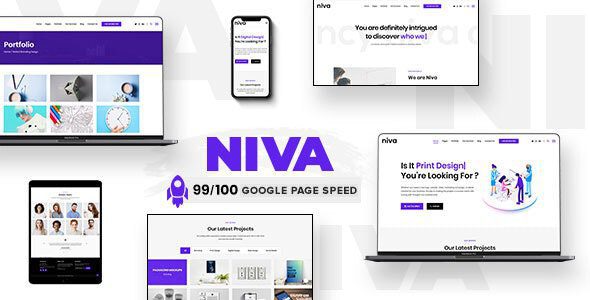 Niva – Creative Agency WordPress Theme v1.7.7 Download
