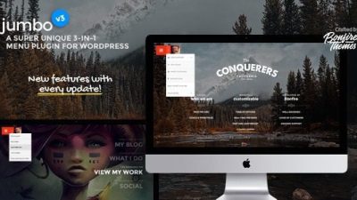 Jumbo: A 3-in-1 full-screen menu for WordPress v3.7 Download