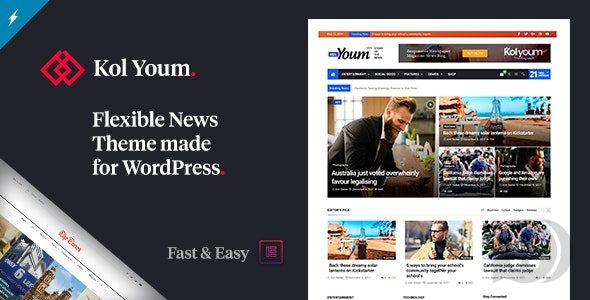Kolyoum v.2.3.3 – Newspaper Magazine News BuddyPress AMP Download