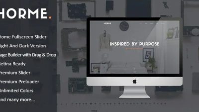 Horme-Clean-One-Page-Wordpress-Theme-Nulled-Download