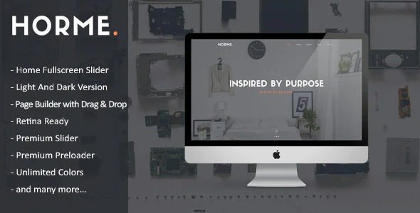 Horme-Clean-One-Page-Wordpress-Theme-Nulled-Download
