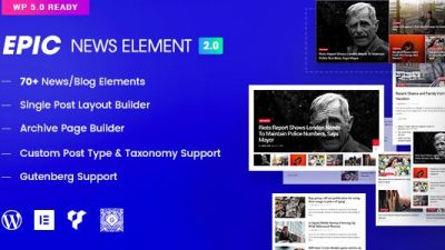 Epic News Elements – Add Ons for Elementor & WPBakery Page Builder v.2.3.4 Download