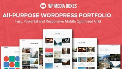 WP Media Boxes Portfolio – Responsive WordPress Grid Plugin v.1.5.2 Download