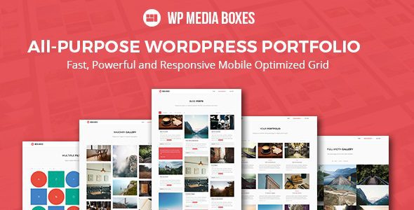 WP Media Boxes Portfolio – Responsive WordPress Grid Plugin v.1.5.2 Download