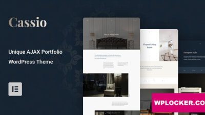 Cassio v2.6.1 – AJAX Portfolio WordPress Theme Download