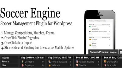Soccer Engine v.1.18 – WordPress Plugin Free Download