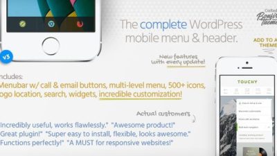 Touchy v4.4 – WordPress Mobile Menu Plugin