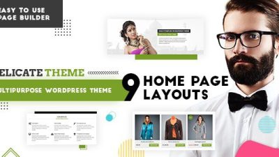 Delicate – Multipurpose WordPress Theme v3.2 Download