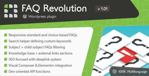 FAQ Revolution v.1.1 – WordPress Plugin Free Download