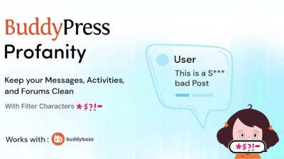 BuddyPress Profanity Filter v.1.1.1 Download