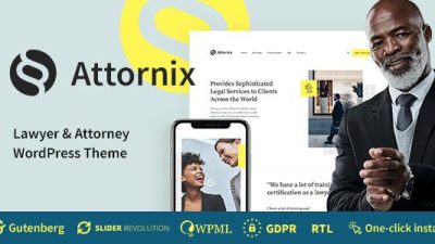 Attornix – Lawyer WordPress Theme v.1.0.2 Download