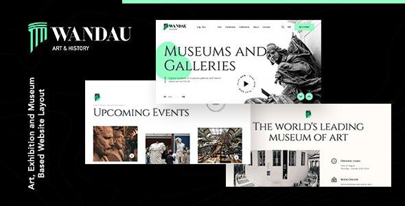 Wandau – Art & History Museum WordPress Theme v1.0.0 Download