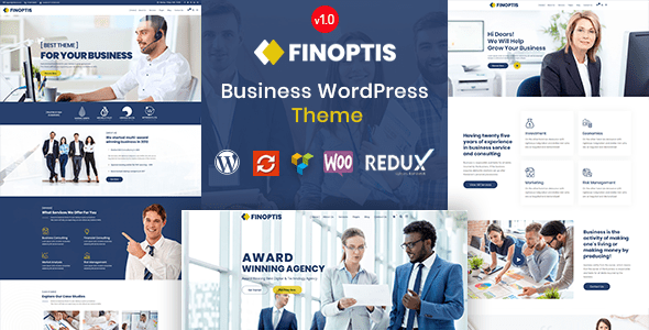 Finoptis v2.6.1 – Multipurpose Business WordPress Theme Download