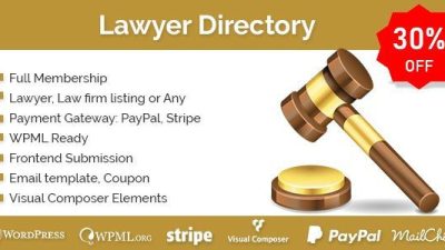 Lawyer Directory WordPress Plugin v.1.2.5 Download
