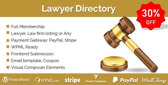 Lawyer Directory WordPress Plugin v.1.2.5 Download