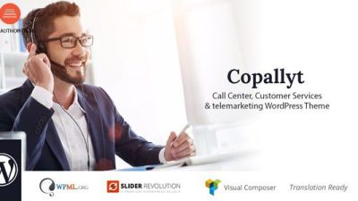 Copallyt – Call Center & Telemarketing WordPress Theme v.3.6 Free Download