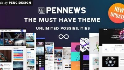 PenNews v6.6.1 – News Magazine Business Portfolio Landing AMP WordPress Theme Download