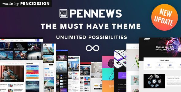 PenNews v6.6.1 – News Magazine Business Portfolio Landing AMP WordPress Theme Download