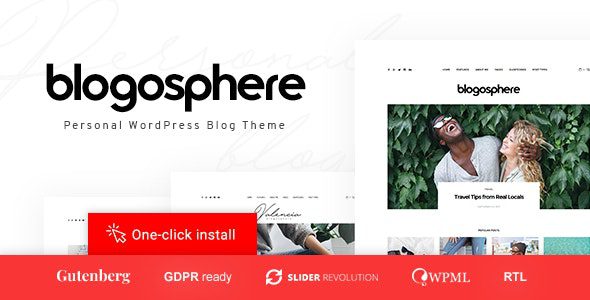Blogosphere v.1.0.7 – Multipurpose Blogging Theme Download