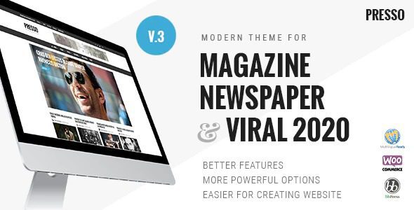 PRESSO-Mo​​dern-Magazine-Newspaper-Viral-Theme-Nulled-Download