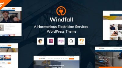 Windfall – Electrician Services WordPress Theme v.1.4 Download