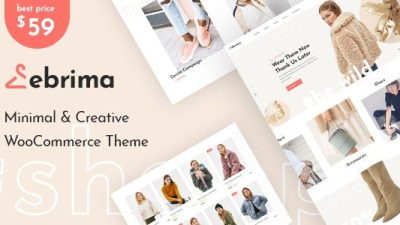 Ebrima – Minimal & Creative WooCommerce WP Theme v.1.1.10 Download