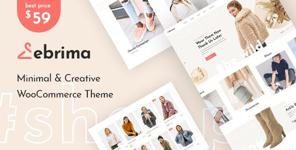 Ebrima – Minimal & Creative WooCommerce WP Theme v.1.1.10 Download