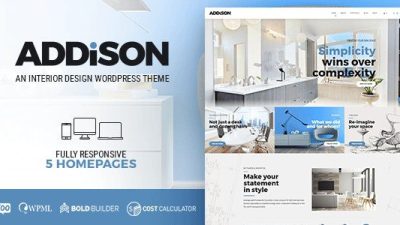Addison v.1.3.0 – Architecture & Interior Design WordPress Theme GPL