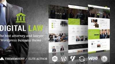 Digital Law Attorney & Legal Advisor WordPress Theme v.12.2 Download