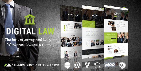 Digital Law Attorney & Legal Advisor WordPress Theme v.12.2 Download
