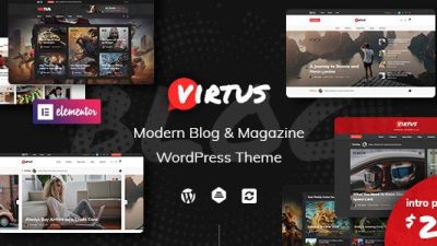 v.1.1.4 – Virtus – Modern Blog & Magazine WordPress Theme Download
