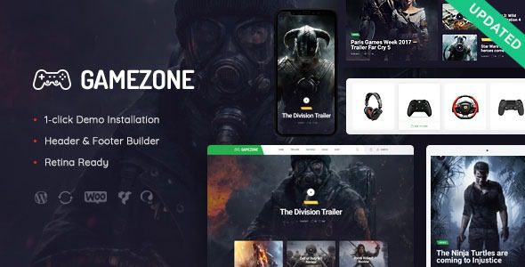 Gamezone-Gaming-Blog-Store-Nulled-Download
