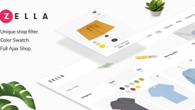 Zella – Woo AJAX WordPress Theme – RTL support v2.3.7 Download
